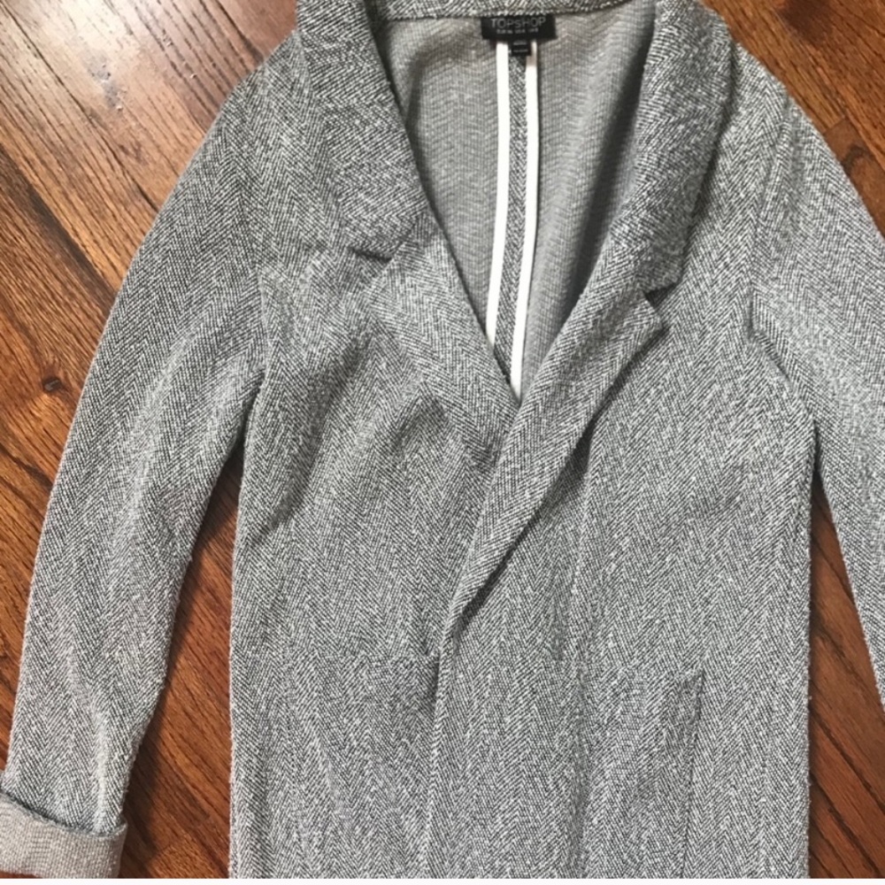 Topshop knit sweater blazer